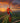 Red and Green Macaw at Sunset